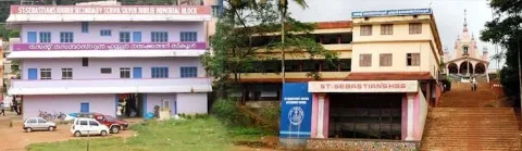 Front view of the school grounds